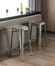 Стул барный металлический СДМ-Групп Толикс полированный барный табурет серый - изображение 5