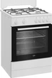 Плита Beko газова, 64л, 60x60см, таймер, білий - изображение 2