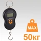 Кантер электронный вес до 50 кг. с подсветкой дисплея батареек 2 цвет чёрный - изображение 1
