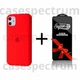 Чехол силиконовый Premium Silicone Case Full для Apple iPhone 11 red + Подарок защитное стекло ESD Mietubl для Apple iPhone - изображение 1