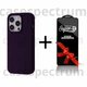 Чехол силиконовый Premium Silicone Case Full Cover для Apple iPhone 16 Pro Max elderberry + Подарок защитное стекло ESD Mietubl для Apple iPhone - изображение 1