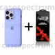 Чехол силиконовый Premium Silicone Case Full для Apple iPhone 13 Pro lilac cream + Подарок защитное стекло ESD Mietubl для Apple iPhone - изображение 1