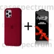 Чохол силіконовий Premium Silicone Case Full для Apple iPhone 11 Pro Max plum + Подарунок Захисне скло ESD Mietubl для Apple iPhone - зображення 1