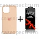 Чехол силиконовый Premium Silicone Case Full для Apple iPhone 14 Pro Max grapefruit + Подарок защитное стекло ESD Mietubl для Apple iPhone - изображение 1