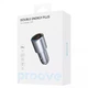 Автомобільний Зарядний Пристрій Proove Double Energy Plus 53W (USB + Type-C) Metal Gray - зображення 2