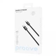 Кабель для заряджання та передачі даних Proove Energy Stream Type-C to Type-C 60W 1m Black - зображення 3