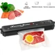 Вакуумний пакувальник для кухні Vacuum sealer Для продуктів та дому 90Вт 60кПа Чорний - изображение 3