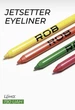 Лайнер гелевый для глаз водостойкий Jetsetter Eyeliner ROB 02 оранжевый - изображение 3