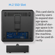 Мини компьютер маленький портативный ПК Intel N4000 1.1 BMAX B1 Pro GHz 8+128Гб - изображение 8