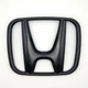 Емблема логотип Honda (ABS, чорний, глянець) 123*99 мм 75700-S5T-E01 - зображення 1