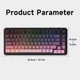 Клавіатура AJAZZ AK820 MAX Blackberry Pink Бездротова Ігрова Механічна. 2.4G/Bluetooth/Кабель. Батарея 8000mAh. Gift Switch - изображение 8