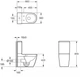 Унитаз-компакт DEVIT Do It Rimless 3010510 с сиденьем Soft Close дюропласт - изображение 2