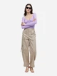 Боди-блуза женская H&M 1137323001c21 S Лиловая (1000000047161) - изображение 3