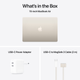 Laptop Apple MacBook Air 15.3" M4 16/256GB 2025 (MW1J3RU/A) (QWERTY+cyrylica) Starlight - obraz 11