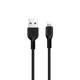 Кабель HOCO X20 USB to Lightning 2.4A 1m PVC TPE connectors Black (6957531068808) - изображение 1