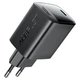 Мережевий зарядний пристрій ACEFAST A112 PD45W GaN з одним USB-C портом (EU) Black - зображення 2