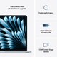 Ноутбук Apple MacBook Air 15.3" M4 16/512GB 2025 (MC7C4RU/A) (QWERTY+кирилиця) Sky Blue - зображення 10