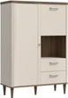 Шкаф низкий с баром Frisco LACETTI 1001х1429х412 Бежевый/Дуб Валенсия (23261-LCTK423L) - изображение 1