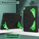 Чохол STR Spider Apple iPad Air 1 (9.7" екран) з підставками Spiderman Black/Green - зображення 5