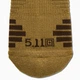 Шкарпетки тактичні 5.11 Tactical Duty Ready Plus OTC Socks US Dark Coyote M (1800014-389) - изображение 5