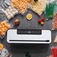 Вакууматор +10 пакетов Вакуумный упаковщик ZK-8876 со встроенным резаком и дисплеем для сухих и влажных продуктов - изображение 5