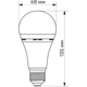 Лампочка аккумуляторная аварийная 10W TITANUM A68 E27 4000K 220V (TL-EMA68-10274) LED лампа светодиодная - изображение 3