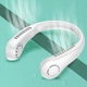 Вентилятор на шею мини портативный USB Cat-neck Fan гибкий с аккумулятором Hurry Bolt vt-1010-white - изображение 4
