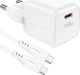 Зарядное устройство Acefast А77 mini USB-C 30W + кабель USB-C White (6974316282853) - изображение 2