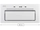Витяжка вбудована WEILOR LUMINA WBG 66 WHITE - изображение 5