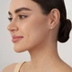 Сережки LUNET з білого золота, з діамантами 329591121 - изображение 2