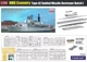 Збірна модель 1/350 британський ескадрений міноносець Coventry Type 42 Foreart 3001 - зображення 2
