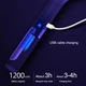 Мухобійка-ракетка W3 1200mAh пастка для комах з УФ лампою Біла - изображение 6