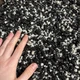 Каменный ковер Набор 22.2кг Creto (камень + клей) Black & White на 1 м2 - изображение 4