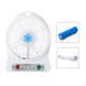 Портативный мини вентилятор UKC Fan HF39 с подсветкой, аккумуляторный 18650, USB Белый - изображение 3