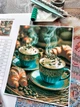Набор алмазной мозаики БЕЗ подрамника с голограммными и фейри даст алмазами АлМазка Кофе с круасанами 40х50см АЛМ263 - изображение 5