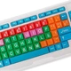 Дитяча бездротова клавіатура MEETION WK800 2.4G Kids wireless Keyboard RU/EN Layout білий - зображення 5