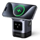 Бездротовий зарядний пристрій Ugreen W709 2-in-1 Robot Wireless Charger для iPhone&AirPods Grey (UGR-45775) - зображення 2