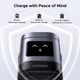 Бездротовий зарядний пристрій Ugreen W709 2-in-1 Robot Wireless Charger для iPhone&AirPods Grey (UGR-45775) - зображення 6