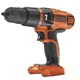 Дриль BLACK+DECKER, ударний, 18 В, 28 Нм, 400-1350 об/хв, патрон 10 мм швидкозатискний, кількість швидкостей - 2, вага 1.2 кг, без - зображення 1