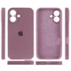Чехол Silicone Premium case с защитой камеры для iPhone 16 Full Camera Protective blueberry 2294 - изображение 5
