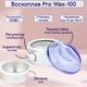 Набір для депіляції Воскоплав банковий PRO-WAX 100, 100 Вт (віск 0,5кг, гранули, шпателі дерев'яні, олія) - зображення 3