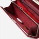 Кошелек женский для карточек из натуральной кожи ST Leather Accessories leather-23089 Бордовый - изображение 8