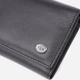 Кошелек женский для карточек из натуральной кожи ST Leather Accessories leather-23088 Черный - изображение 12