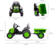 Traktorek z przyczepką Milly Mally Farmer Zielony (5901761129069) - obraz 7