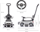 Автомобіль Milly Mally Mercedes C-Class Білий (5901761127140) - зображення 5