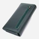 Кошелек женский для карточек из натуральной кожи ST Leather Accessories leather-23099 Зеленый - изображение 2