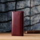 Кошелек женский для карточек из натуральной кожи ST Leather Accessories leather-23098 Бордовый - изображение 9