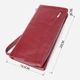 Кошелек женский для карточек из натуральной кожи ST Leather Accessories leather-23102 Бордовый - изображение 3