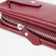 Кошелек женский для карточек из натуральной кожи ST Leather Accessories leather-23102 Бордовый - изображение 7