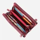 Кошелек женский для карточек из натуральной кожи ST Leather Accessories leather-23108 Бордовый - изображение 6